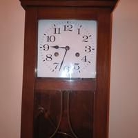 orologio a pendolo da parete in legno da riparare 