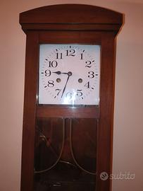 orologio a pendolo da parete in legno da riparare 