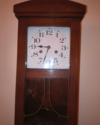 orologio a pendolo da parete in legno da riparare 