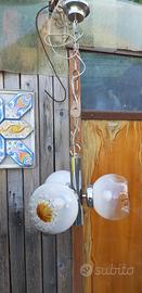 lampadario vintage tre luci