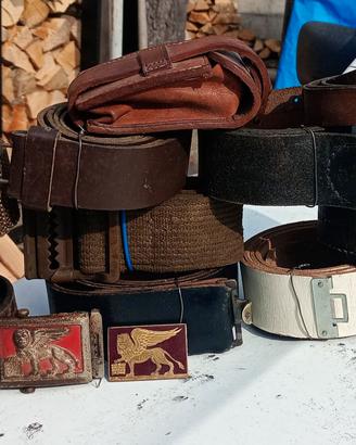 WW2 Tedesca  Italiana Fibbia Cinturoni militaria