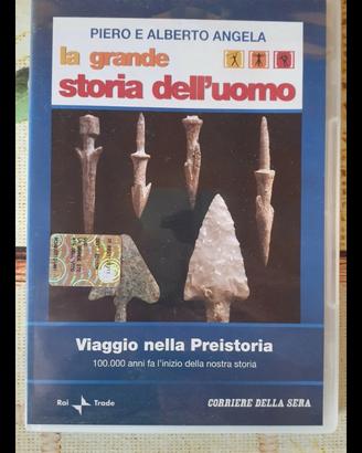 Dvd la grande storia dell'uomo Piero Angela 