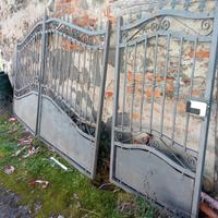 cancello carraio motori e pedonale 