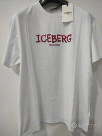 T-shirt uomo bianca Iceberg 