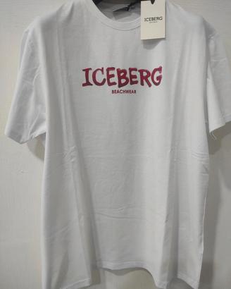 T-shirt uomo bianca Iceberg 