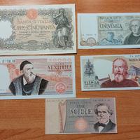 banconote in  lire,riproduzioni