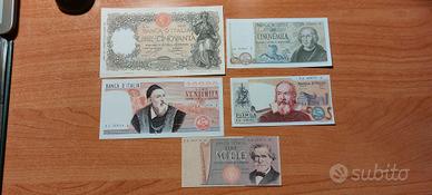 banconote in  lire,riproduzioni