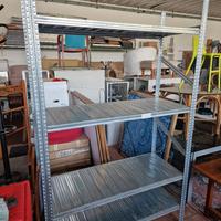 Scaffali metallici zincati