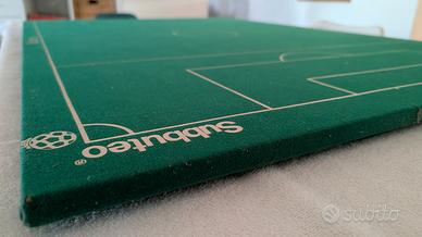 Piano Subbuteo originale su tavola in legno 