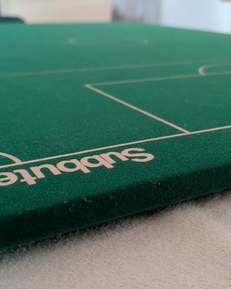 Piano Subbuteo originale su tavola in legno 