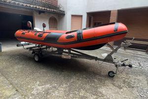 Gommone 4,5 mt + Johnson 15 cv + carrello Ellebi