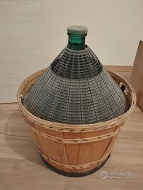 damigiana vino rivestita