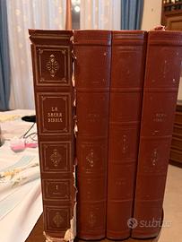 Bibbia antica in 4 volumi con tavole di G. Doré