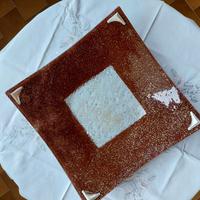 Centro tavola Vetro Murano con dettagli in argento