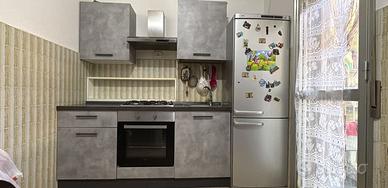 🪄 Cucina completa moderna grigia effetto cemento