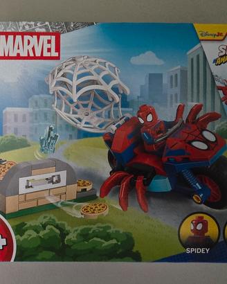 LEGO 11206 Spidey on His Motorcycle vs. Rhino