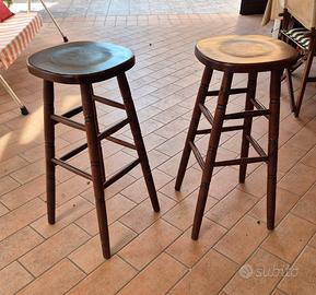 Sgabelli in legno
