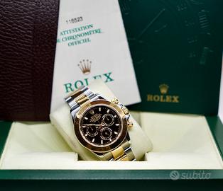 Rolex Daytona Ref. 116523 Full Set Black Dial Slim