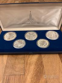 Lotto Olimpiadi 1980 fdc argento