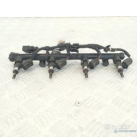 Rampa iniezione benzina con iniettori Audi VW Seat