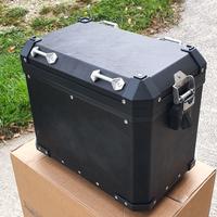 Valigia Alluminio Nera Sinistra BMW GS Adventure 