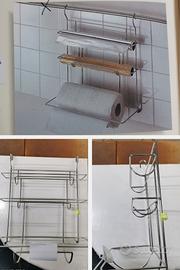 accessori da cucina x asta sotto pensile 
