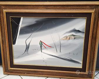 Quadro "L'uomo solo" di Umberto Verdirosi