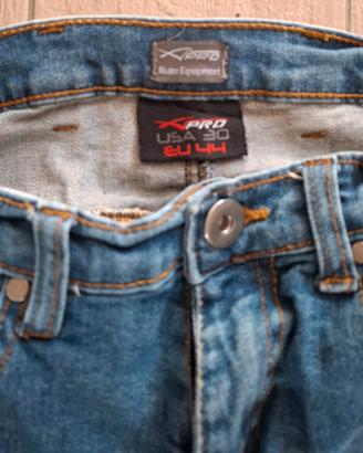 jeans moto femminile A-pro