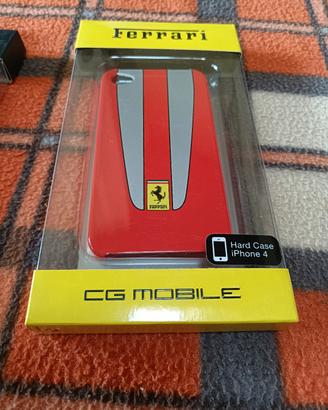 Custodia cover rigida iPhone 4 4s Ferrari 2 pezzi