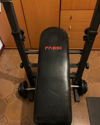 Panca reclinabile per allenamento