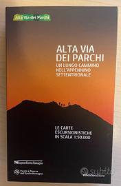 Cofanetto 8 cartine Alta Via dei Parchi