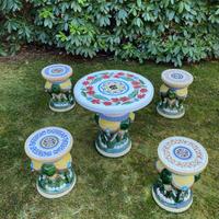Set da giardino in ceramica