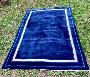 Tappeto tibetano blu 2,44 x 1,53