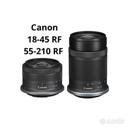 Canon RF-S 18-45 + 55-210 STM Obiettivo