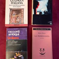 4 libri Büchner-Siciliano-Walter-Lepschy