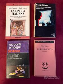 4 libri Büchner-Siciliano-Walter-Lepschy