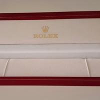 Rolex scatola in pelle rossa originale 