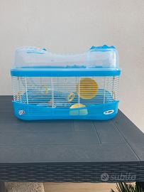Gabbia per criceti completa piu accessori