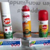 Kit anti zanzare. Off! Vape Derm Autan & Gex.