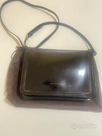 Borsa Coccinelle Nera Vernice, tracolla, originale