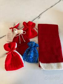 Sacchetti di lana per  regali di natale
