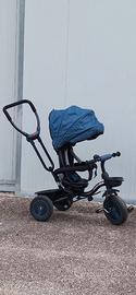 Passeggino Triciclo Seggiolino Reversibile 4 in 1