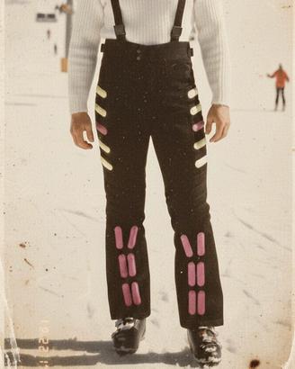 Pantaloni Sci Uomo GigiRizzi Vintage fine anni '80