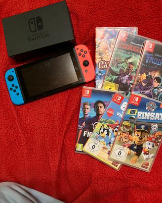 Nintendo Switch + 6 giochi