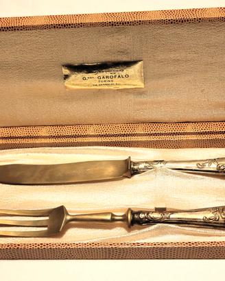 Set di posate vintage – 2 pezzi, nuovo con scatola