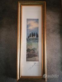 Quadro Acquerello Originale Dr Khosrow Salehi 