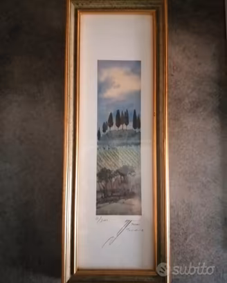 Quadro Acquerello Originale Dr Khosrow Salehi 