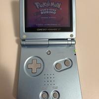 Gameboy advance sp azzurro 001 + Pokemon Rubino