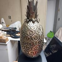 secchio chicco a forma di ananas peltro