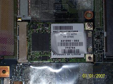 Scheda wireless card 441090-002 HP pavilion dv